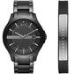 Relógio Ax-Armani Exchange Hampton Masculino Análogo Aço
