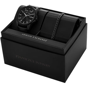 Relógio Ax-Armani Exchange Banks Masculino Análogo Couro