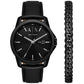 Relógio Ax-Armani Exchange Banks Masculino Análogo Couro