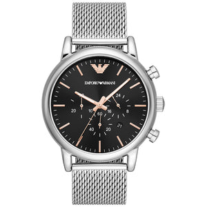 Relógio Emporio Armani Luigi Masculino Crono Aço