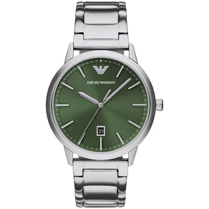 Relógio Emporio Armani Ruggero Masculino Análogo Aço