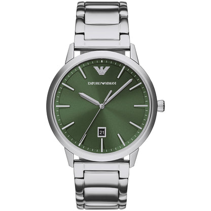 Relógio Emporio Armani Ruggero Masculino Análogo Aço