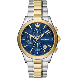 Relógio Emporio Armani Paolo Masculino Crono Aço