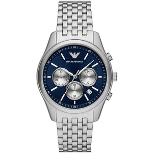 Relógio Emporio Armani Antonio Masculino Crono Aço