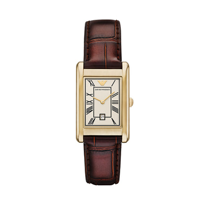 Relógio Emporio Armani Gino feminino Análogo Couro