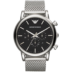 Relógio Emporio Armani Luigi Masculino Crono Aço