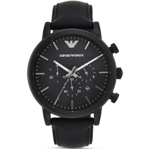 Relógio Emporio Armani Luigi Masculino Crono Couro