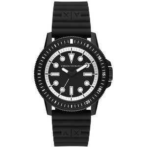 Relógio Ax-Armani Exchange Leonardo Masculino Análogo Silicone