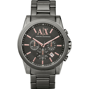 Relógio Ax-Armani Exchange Outerbanks Masculino Crono Aço