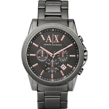 Relógio Ax-Armani Exchange Outerbanks Masculino Crono Aço