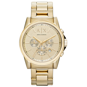 Relógio Ax-Armani Exchange Outerbanks Masculino Crono Aço