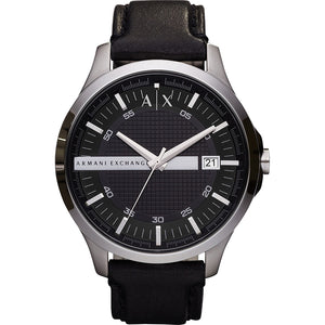 Relógio Ax-Armani Exchange Hampton Masculino Análogo Couro