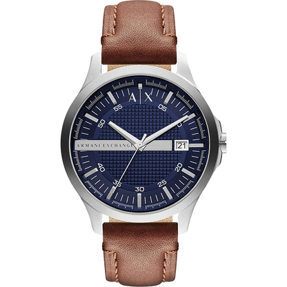 Relógio Ax-Armani Exchange Hampton Masculino Análogo Couro