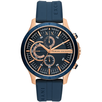 Relógio Ax-Armani Exchange Hampton Masculino Crono Silicone