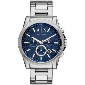 Relógio Ax-Armani Exchange Outerbanks Masculino Análogo Aço