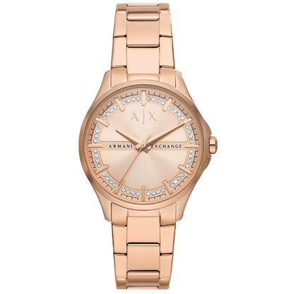 Relógio Ax-Armani Exchange Lady Hampton feminino Multif Aço
