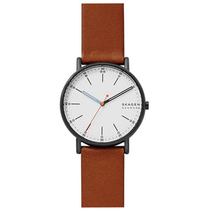 Relógio Skagen Signatur Masculino Análogo Couro