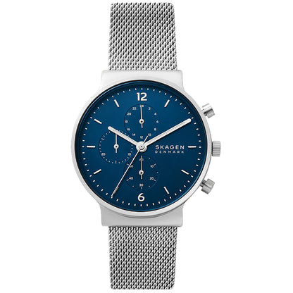 Relógio Skagen Ancher Masculino Crono Aço