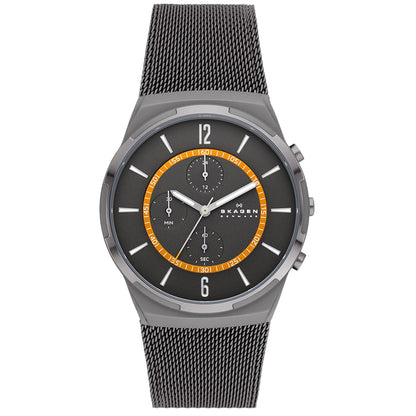 Relógio Skagen Melbye Masculino Crono Aço