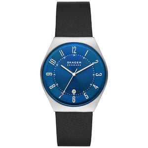 Relógio Skagen Grenen Masculino Análogo Couro