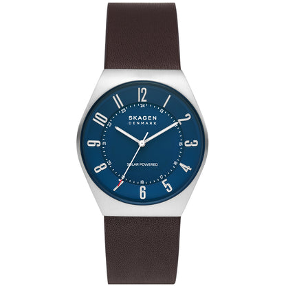 Relógio Skagen Grenen Chronograph Unissex Análogo Couro