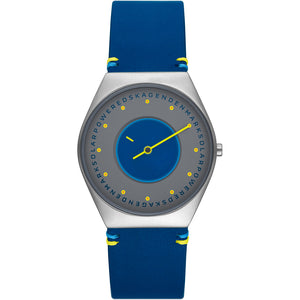 Relógio Skagen Grenen Masculino Análogo Couro