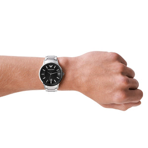 Relógio Emporio Armani Renato Masculino Análogo Aço