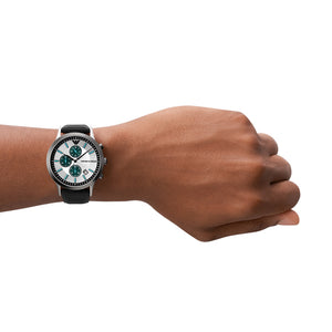 Relógio Emporio Armani Renato Masculino Crono Couro