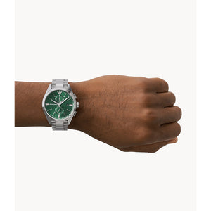 Relógio Emporio Armani Claudio Masculino Crono Aço