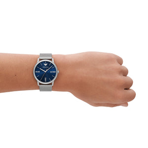 Relógio Emporio Armani Minimalist Masculino Análogo Aço