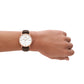 Relógio Emporio Armani Minimalist Masculino Crono Couro