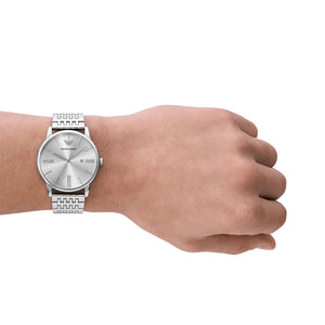 Relógio Emporio Armani Minimalist Masculino Análogo Aço