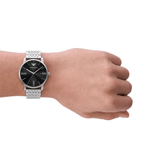 Relógio Emporio Armani Minimalist Masculino Análogo Aço