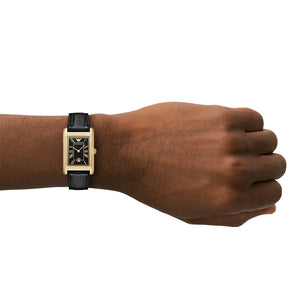 Relógio Emporio Armani Gino feminino Análogo Couro