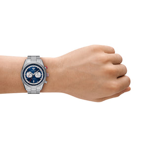 Relógio Emporio Armani Racer Masculino Crono Aço