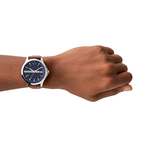 Relógio Ax-Armani Exchange Hampton Masculino Análogo Couro