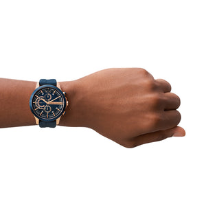 Relógio Ax-Armani Exchange Hampton Masculino Crono Silicone