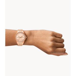 Relógio Ax-Armani Exchange Lady Hampton feminino Multif Aço