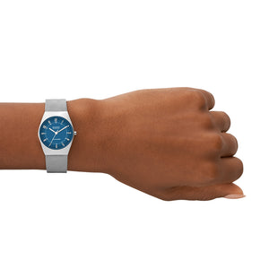 Relógio Skagen Grenen Solar Powered feminino Análogo Aço