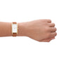 Relógio Skagen Hagen feminino Análogo Couro