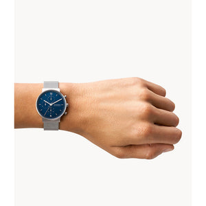 Relógio Skagen Ancher Masculino Crono Aço