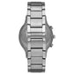 Relógio Emporio Armani Renato Masculino Crono Aço