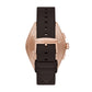 Relógio Emporio Armani Claudio Masculino Análogo Couro