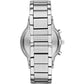 Relógio Emporio Armani Renato Masculino Crono Aço