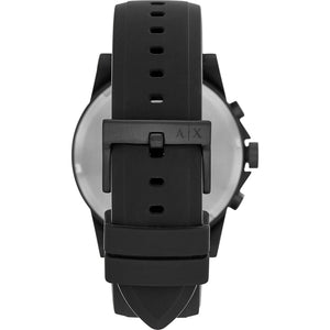 Relógio Ax-Armani Exchange Outerbanks Masculino Crono Silicone