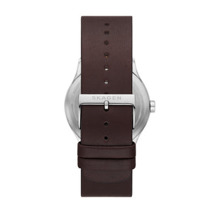 Relógio Skagen Sol Masculino Análogo Couro