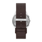 Relógio Skagen Grenen Chronograph Masculino Crono Couro