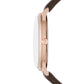 Relógio Emporio Armani Minimalist Masculino Crono Couro