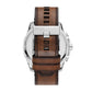 Relógio Diesel Mega Chief Masculino Crono Couro