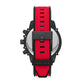 Relógio Diesel Griffed Masculino Crono Silicone